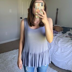 Dusty Blue Flow Tank Top From Target